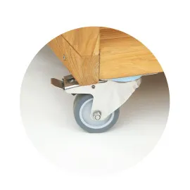 Strandkorbrollen Edelstahl Ø 80