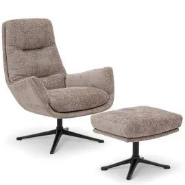 Sessel Moro mit Hocker