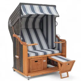 Strandkorb Morsum anthrazit